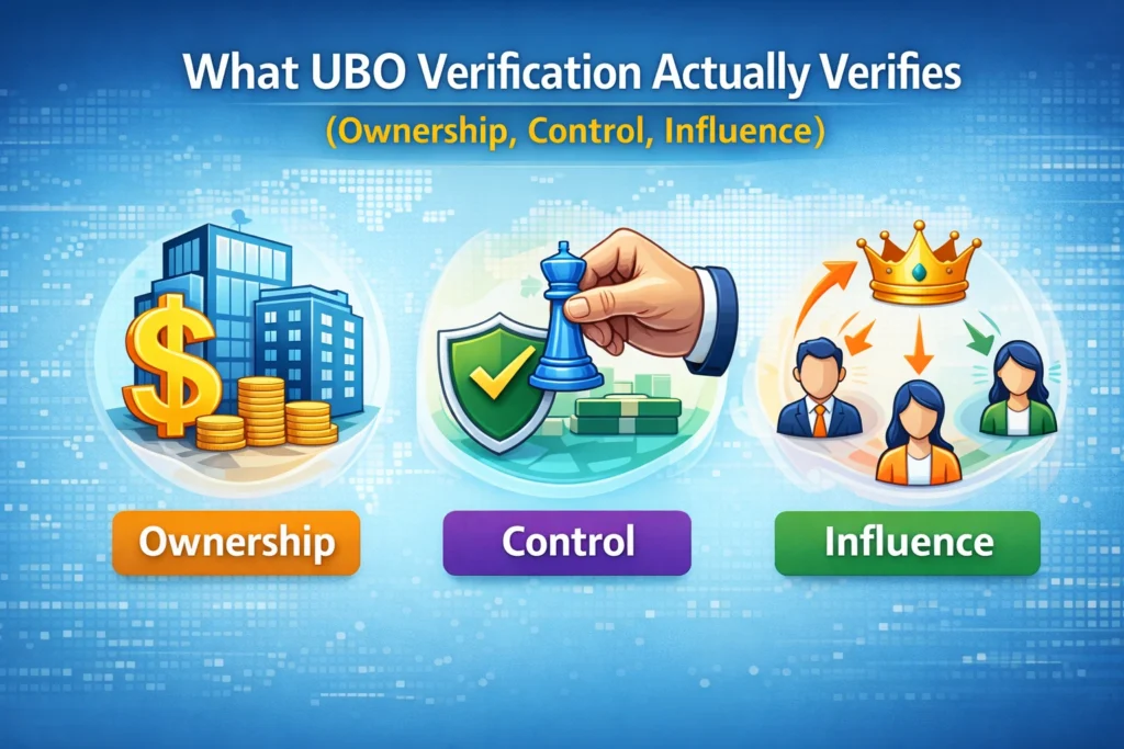 What UBO Verification Actually Verifies Ownership Control Influence