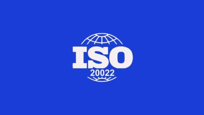 Illustration showing ISO 20022 structured payment data and global messaging standard